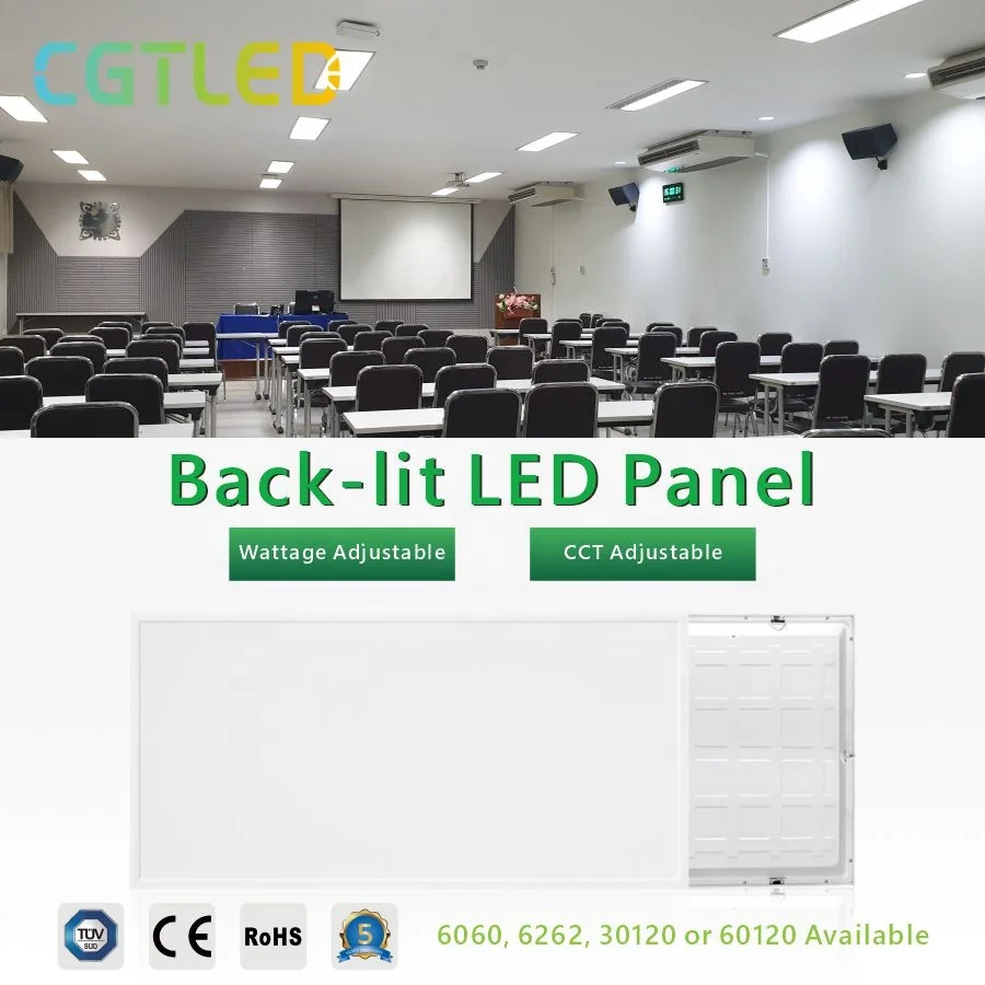 60x60 30x120 60x120 CCT Selectable 25W 36W 40W Selectable Surface Mount Light Led Flat Back-Lit Panel Light for Bedroom Bathroom