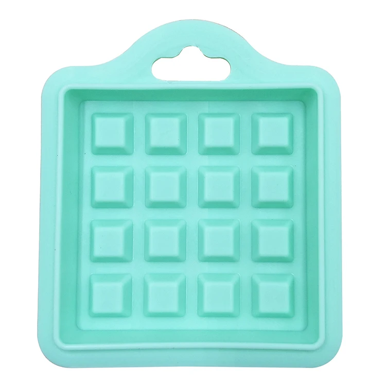 Silicone Mini Waffle Mold Round Oval Rectangle Square Heart 5 Piece Chocolate Mold Baking Mold