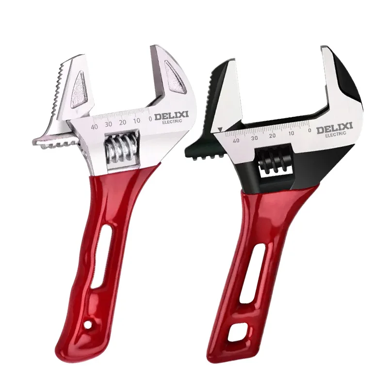 Delixi Electric Manufacture Wholesale Adjustable Spanner  Labor Saving Short Handed Bathroom Wrench