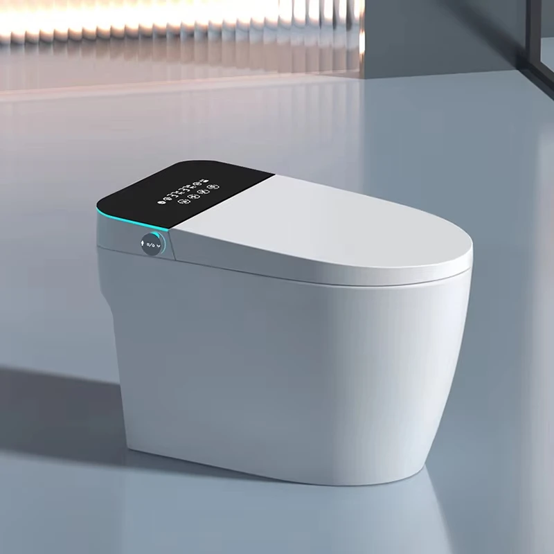110V/220V fully automatic electronic wc bathroom ceramic sanitary ware intelligent toilet electric bidet siphonic smart toilet