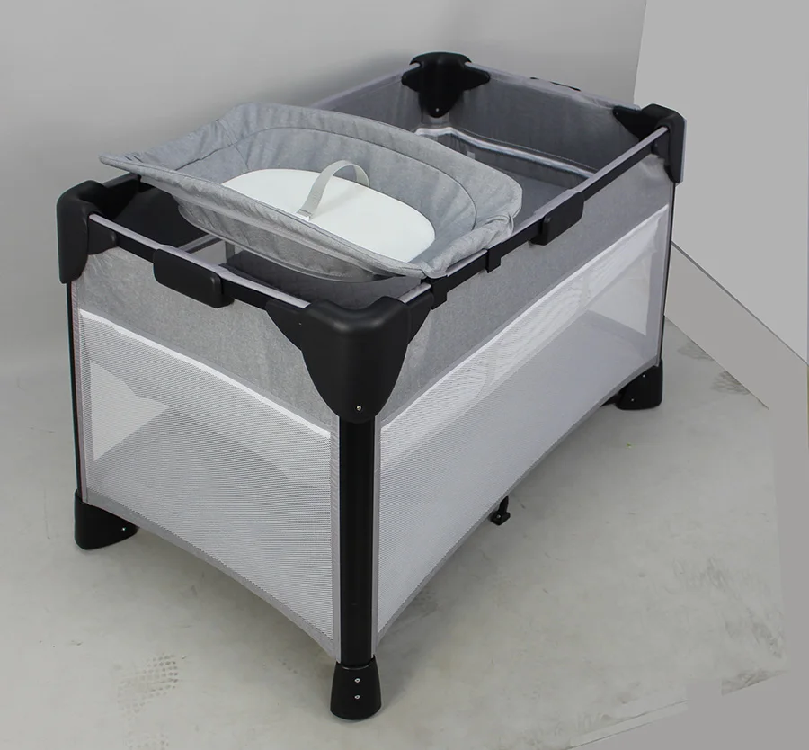 
one-hand folding and unfolding baby playpen play yard 
