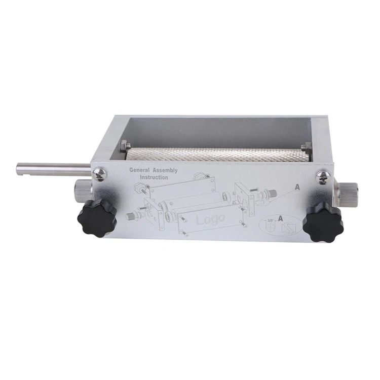 Stainless Steel Homebrew Adjustable 2 Roller Grain Malt Mill Manual Barley Crusher Grinder