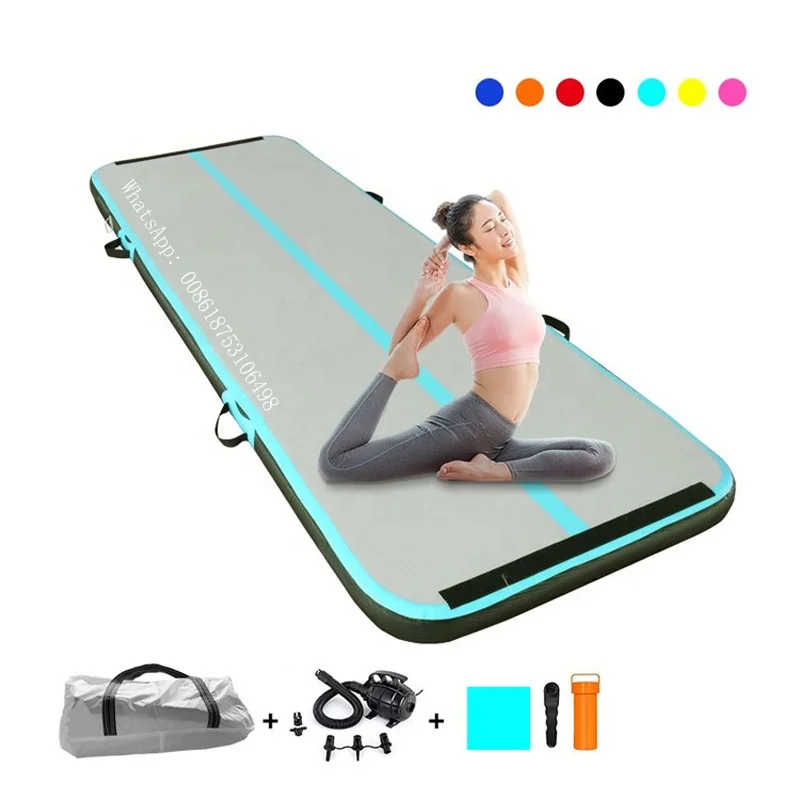 6mX2mX20cm Air Floor air-filled tumbling track air track used for cheer gymnastics clubs dance studios mobile programs home