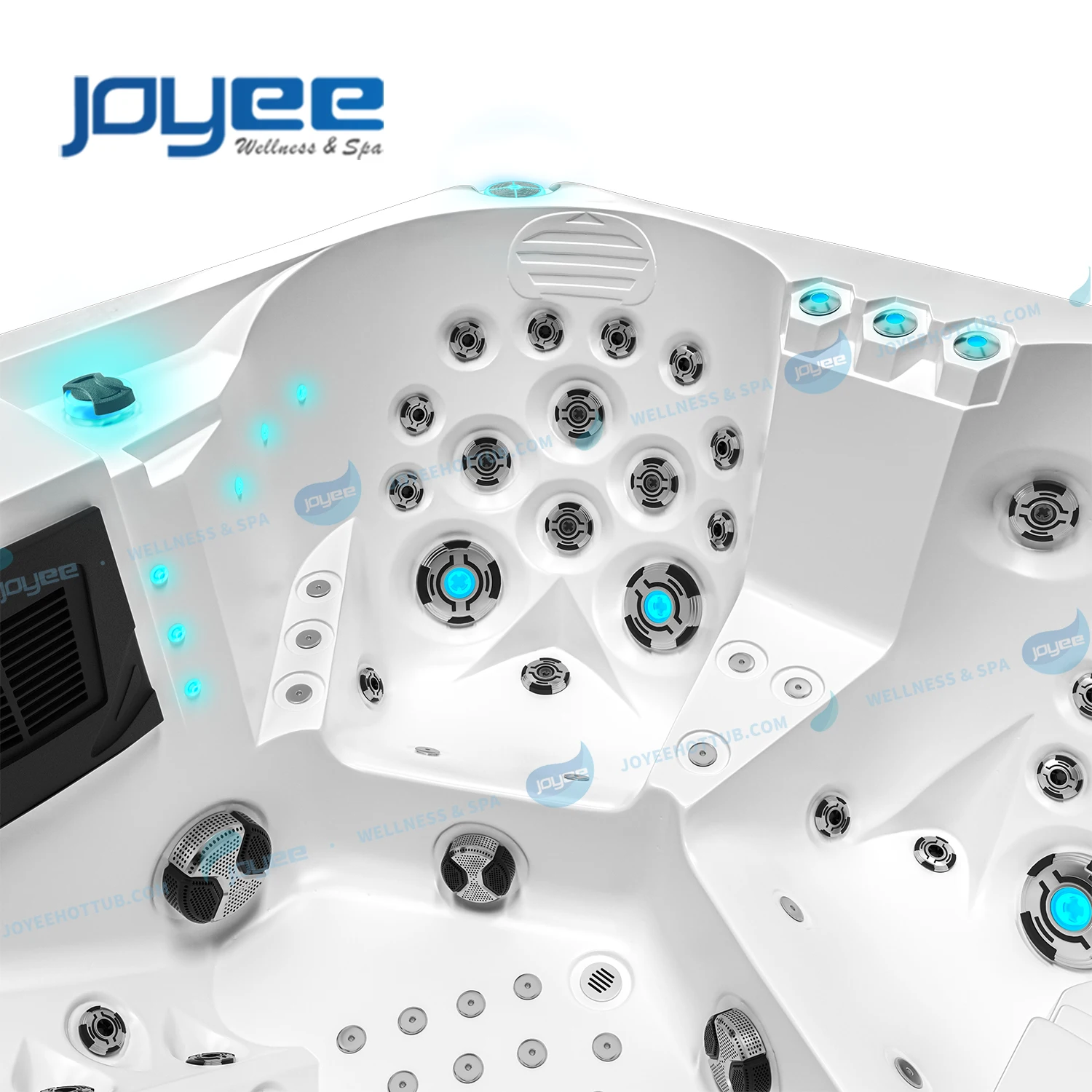 JOYEE Hot tub jacuzzis outdoor spa 4 person for sale cheap price garden gazebo luxury acrylic jet whirlpool massage bathtub