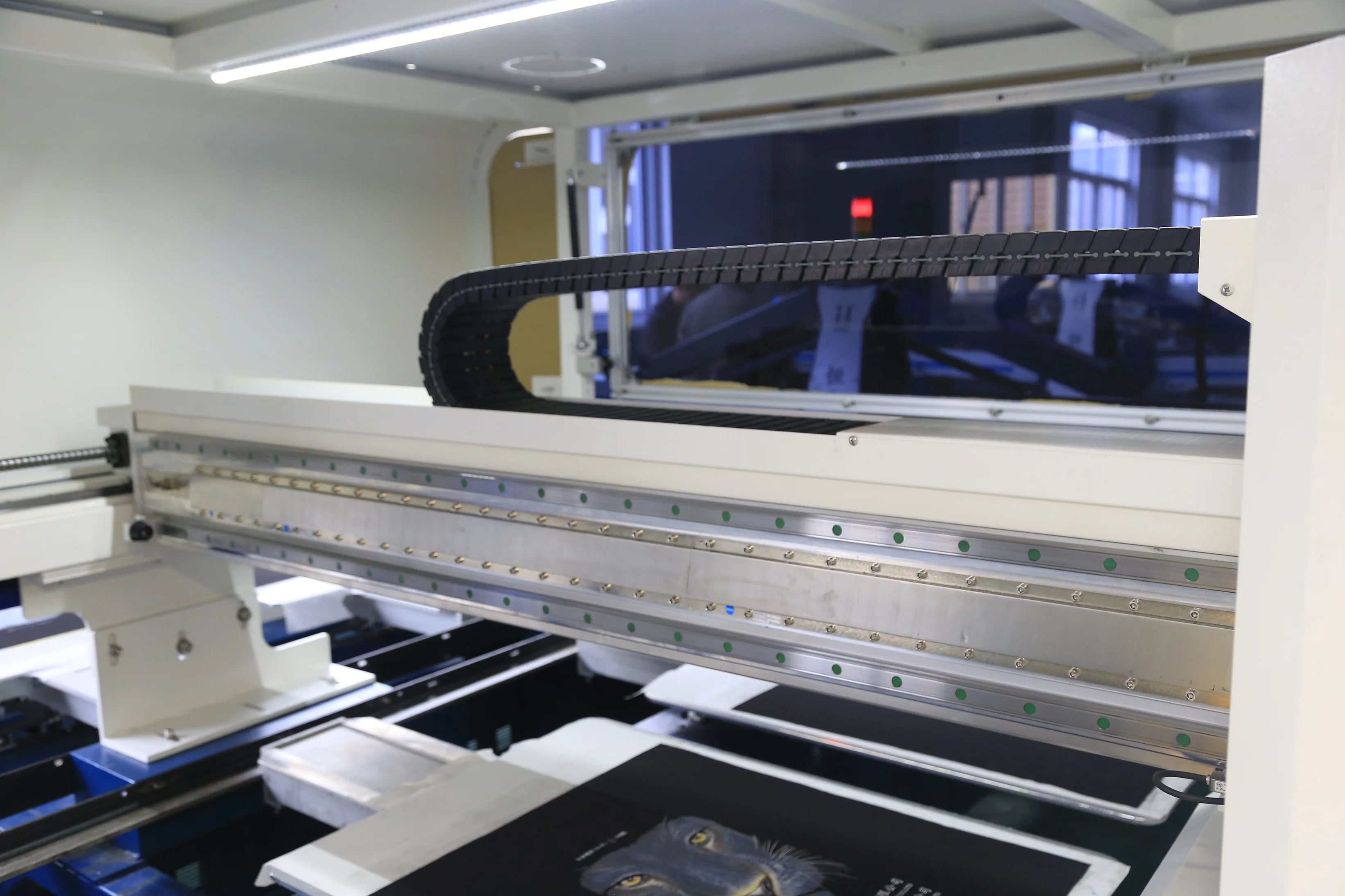 Textile T-shirt 10 RICOH Heads Automatic Screen Printing Machine Digital Printer Hybrid Combination Printing