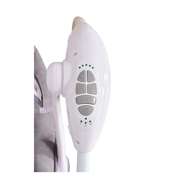 European Standard Wholesale Multi Functional Electric Baby High Swing Chair for Baby Feeding Pink Green Nice White