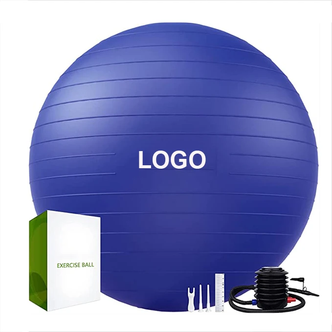 Extra Thick Yoga Ball Exercise Ball Chair Heavy Duty Swiss Ball for Balance