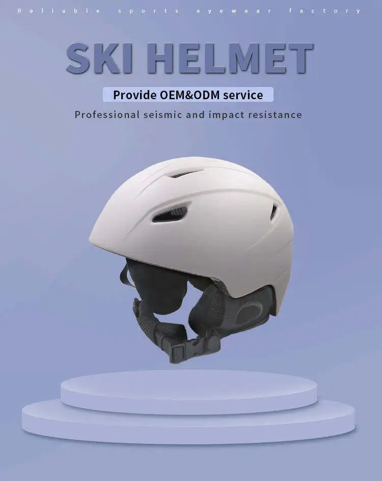 Jiepolly Custom Ski Helmet Adults With Goggles Winter Sports Designed Mountain Bike Breathable Abs Skiing Snow