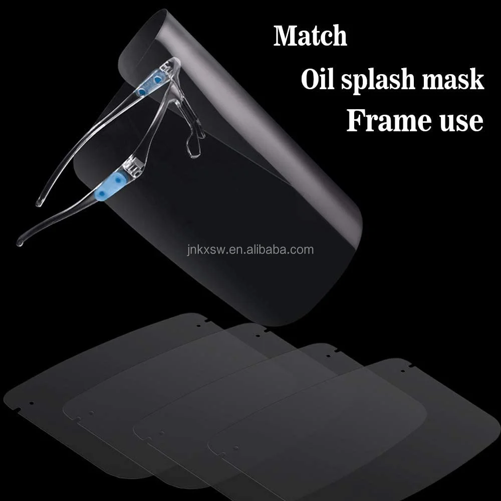 Anti Fog Eye Protect Face Reusable Facial Visor Face Shield Face shield With Glasses Frame