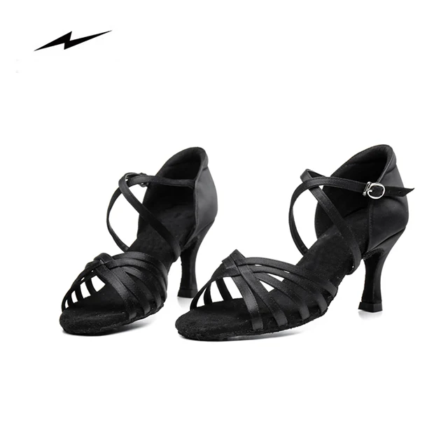 Factory Wholesale Provide Latin Shoes Women Ballroom Salsa Dance Shoes with 3/5/7cm