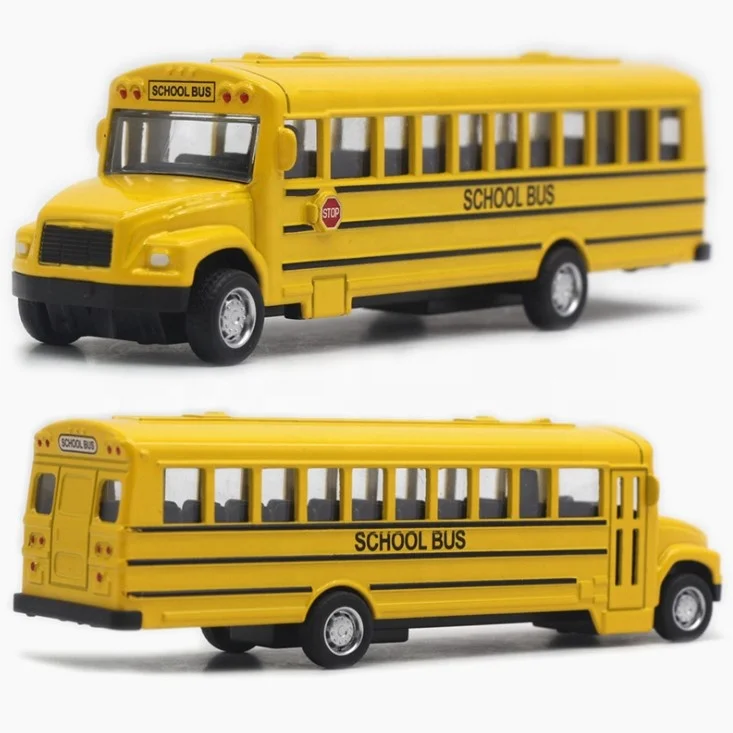 14 см Моделирование сплава отступить и инерции школьный автобус модель автомобиля, литье под давлением, игрушки для мальчиков, подарки для детей
