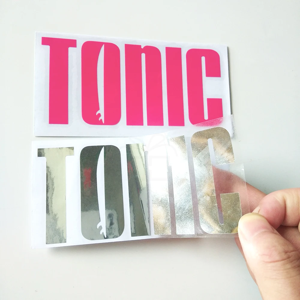 Custom Letter 3D PU leather self-adhesive vinyl alphabet letter stickers