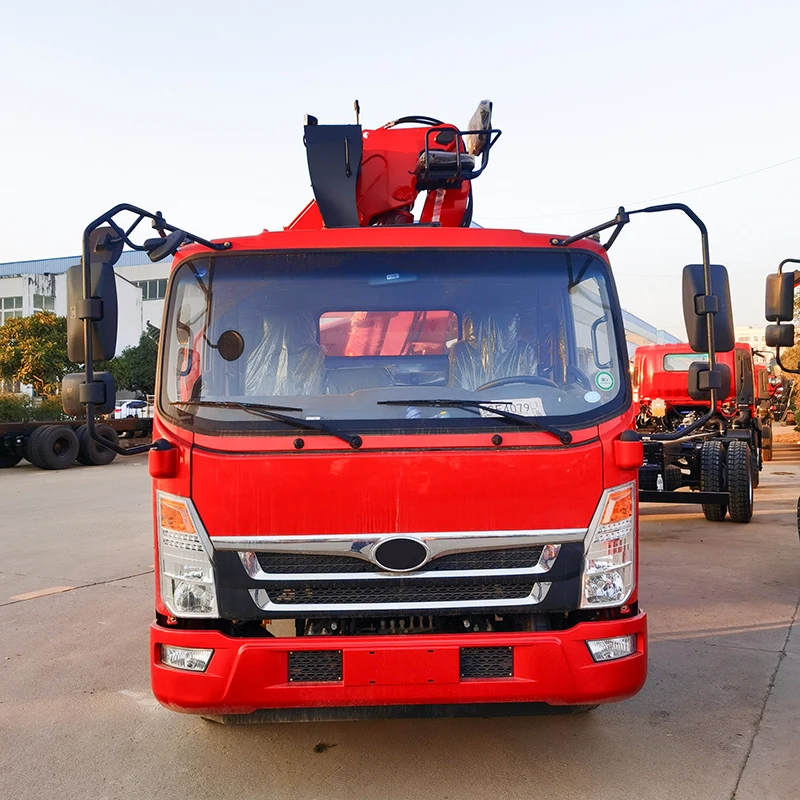 Liftsun 5 Ton Knuckle Boom crane On Truck Telescopic Folding Boom Truck Mounted Crane Hydraulic Truck-Mounted Crane For Sale