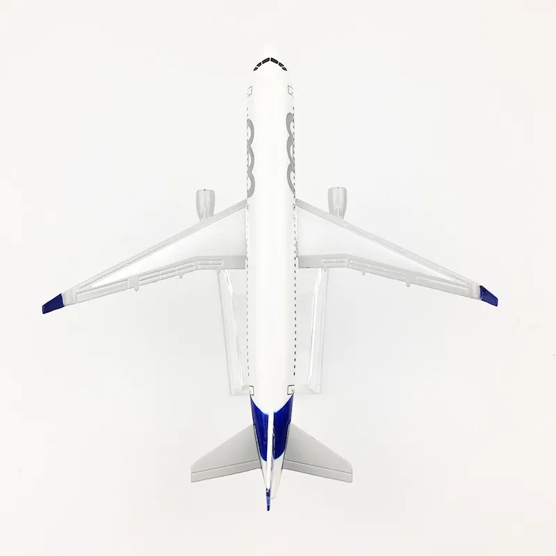 Toys Kids Children Alloy Material Scale 1:400 16cm A320 NEO Airbus Diecast Airplane Model