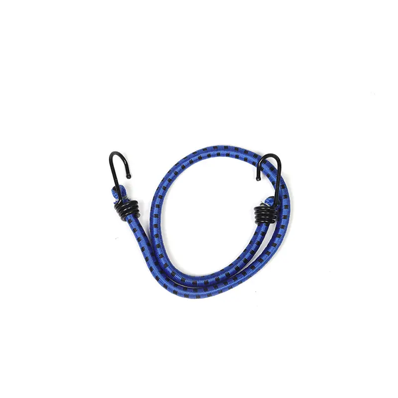 Motorcycle truck trailer Bicycle luggage restraint Rubber band stretch rope Tie Elastic rope with plastic-coated metal hook