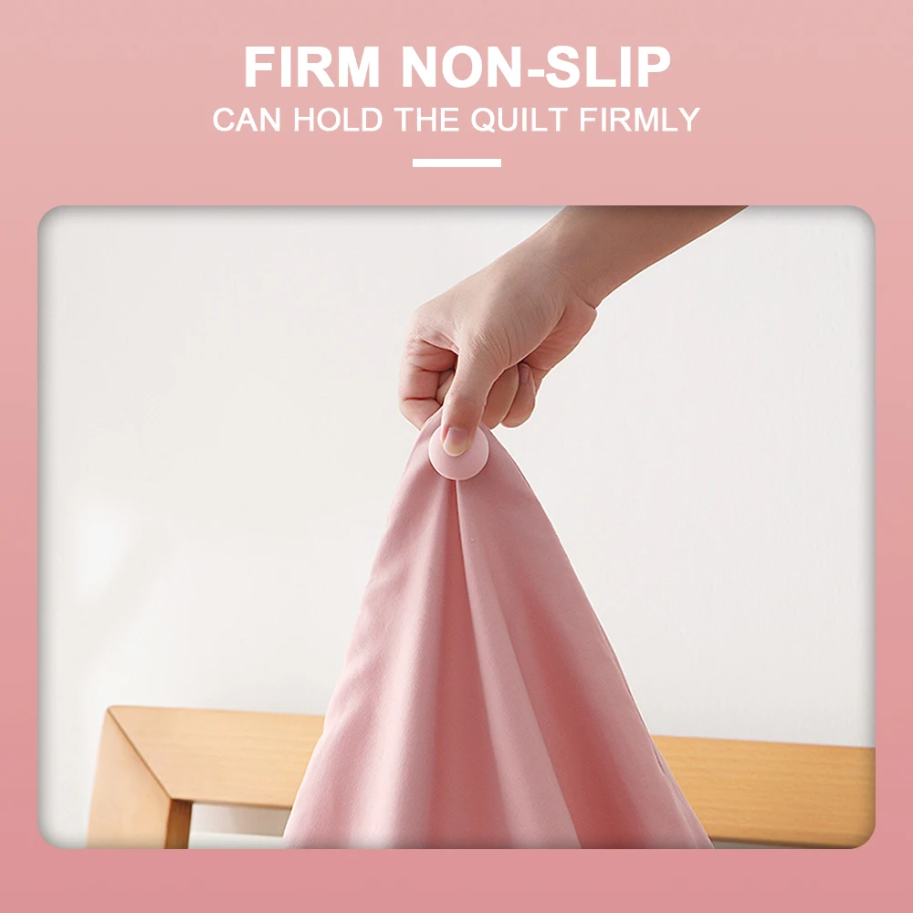 Anti-Slip BedSheet Quilt Clip One Key To Unlock Duvet Cover Fastener Clip Blanket Buckles Quilt Holder Fixator Grippers