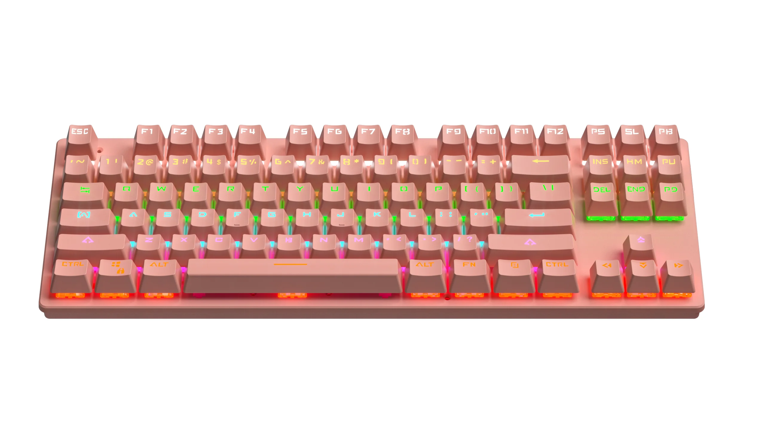 Custom Portable 60% Wireless Gaming 61 Keys Mechanical Keyboard RGB Wired Gaming Mechanical Keyboard