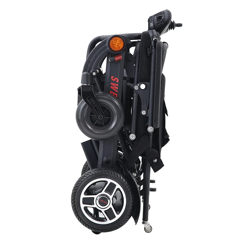 2020 new design electric wheelchair handcycle light weight folding power motor wheel chair for the disabled