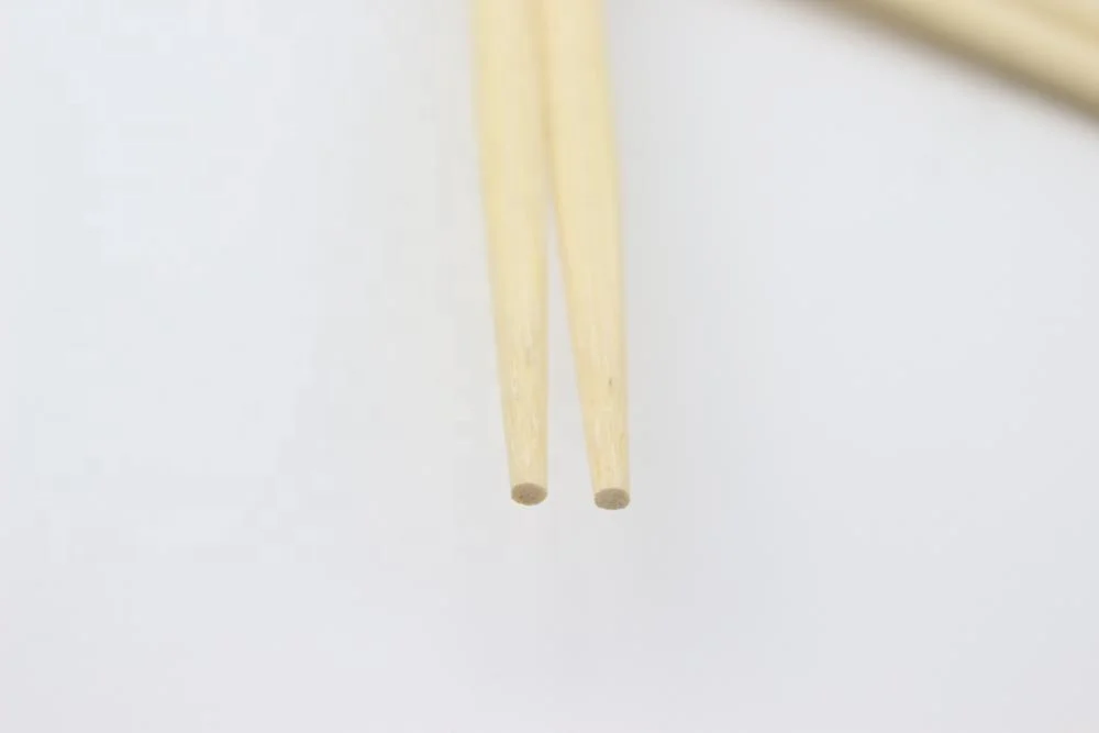 Disposable eco round bamboo chopsticks with OPP bag individual package