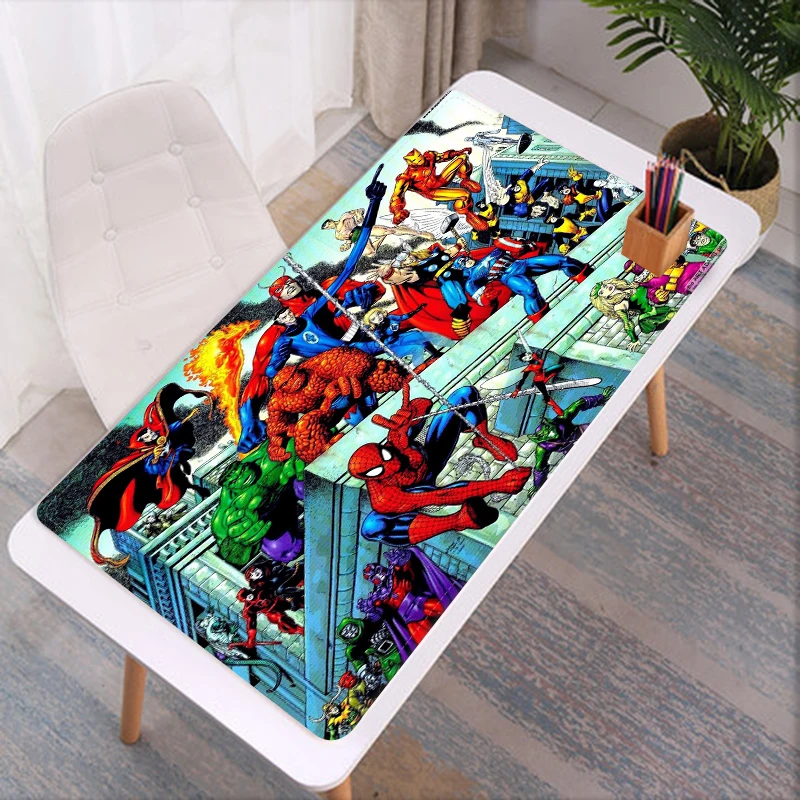 Marvel Heroes Collection MousePad Large Locking Edge Speed Game Gamer gaming Mouse pad Soft  Laptop Notebook mat