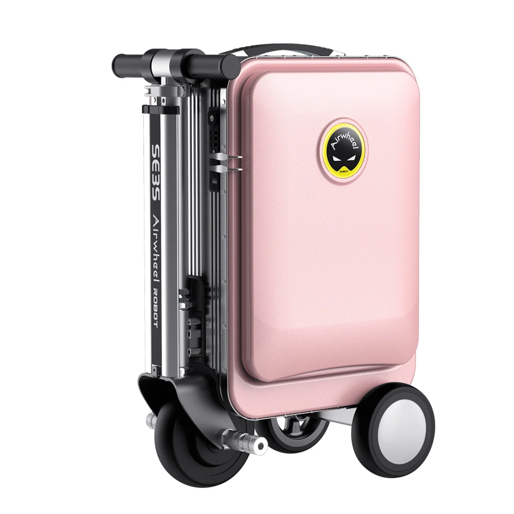 Smart luggage scooter for driving in huge exhibition halls