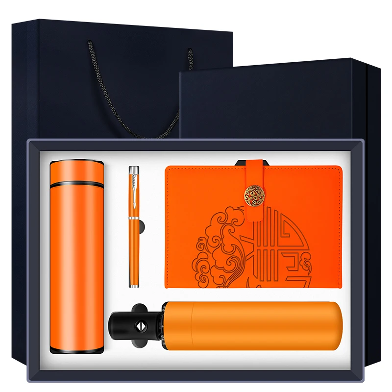 Promotional Luxury Business Gifts Box Set A5 Notebook set Office Festival Supplies corporate Gift Sets