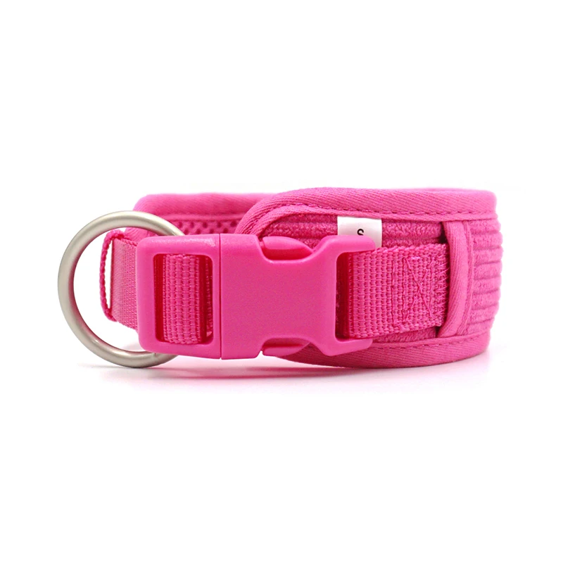 Solid Color Personalized Adjustable Design Dog Harness And Leash Set Custom Dog Collar Traction Rope Set With Storage Bag
