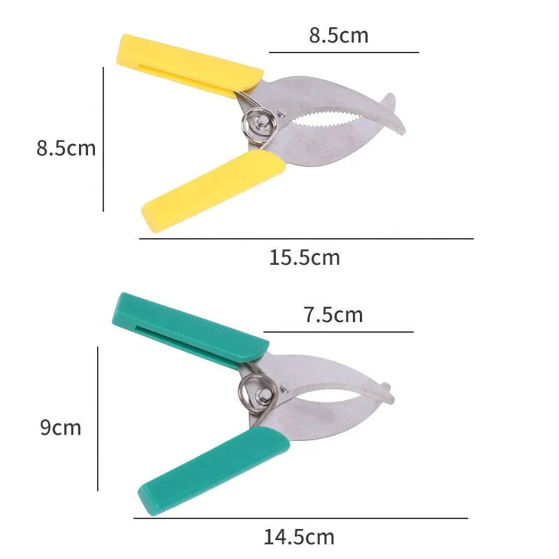 Girdling Flat Blade Serrated Ring Cutting Scissors Garden Branches Grafting Shrub Pruning Cutting Orchard Bark Tool