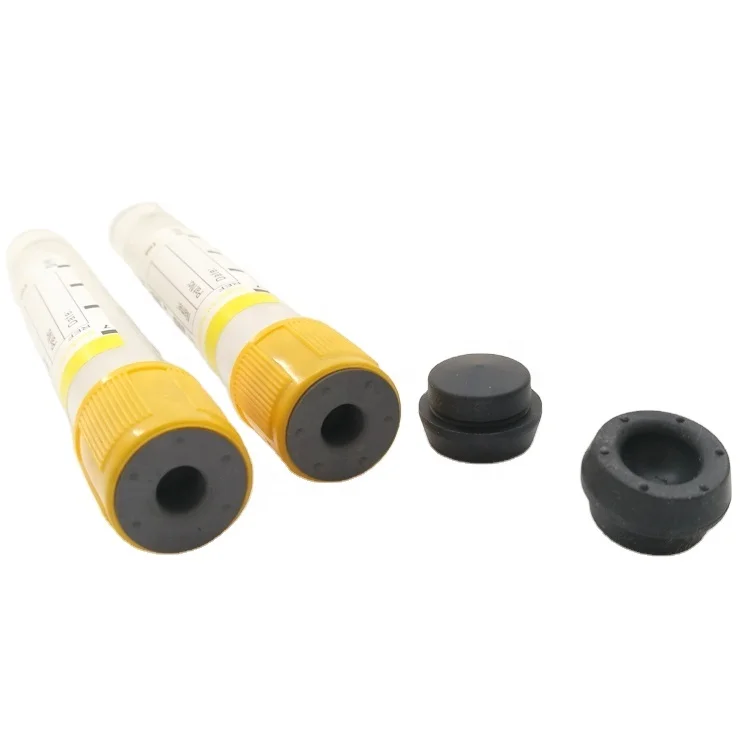 Butyl Vacuum Blood Collection Rubber Tube Plug Stopper Bottle Stopper with high quality
