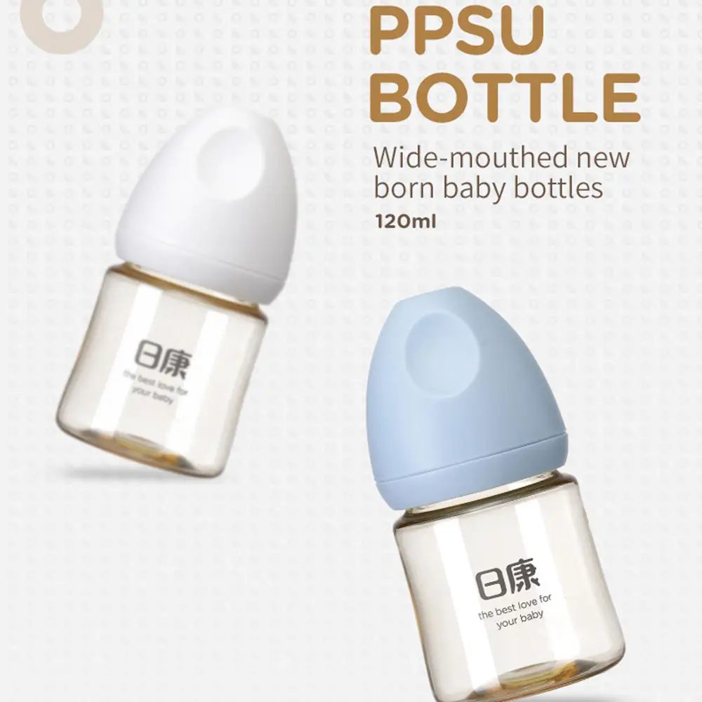 BPA Free 100% Food Grade Manufacturers Silicone Milk Feeding Baby Bottle RK-N1018