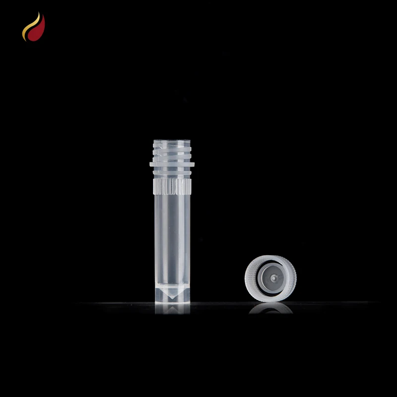 Plastic Lab Transparent Calibration Screw Caps sample Cryovials tubes 1ml 1.5ml 2ml 10ml Upright Cryogenic Vials Cryo Tubes