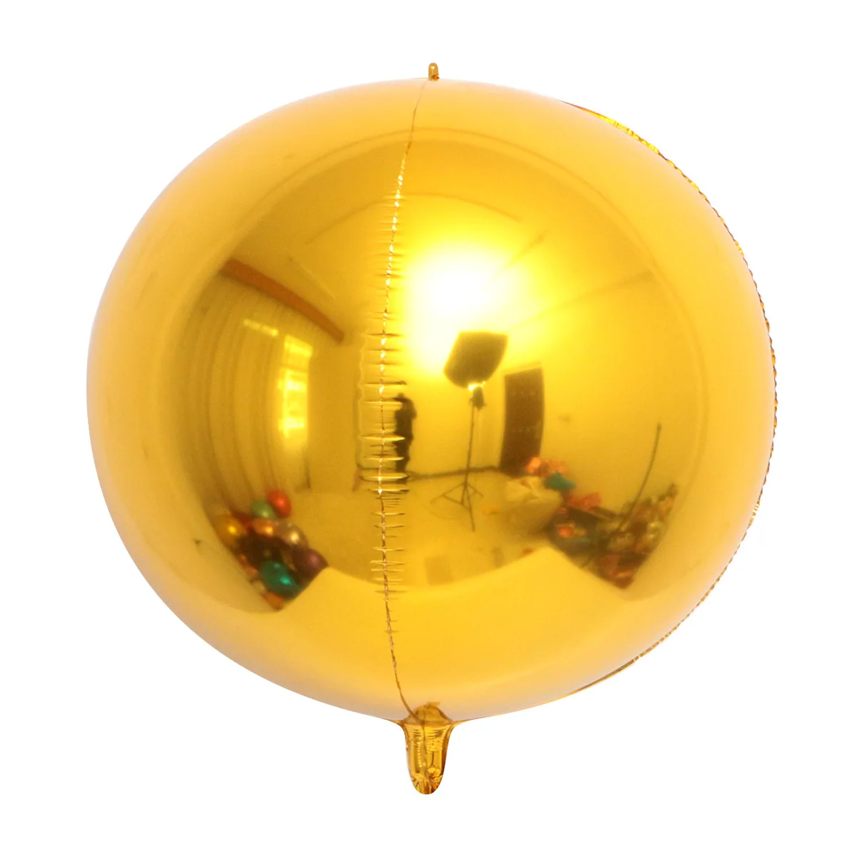 New Balloon 4D Sphere Foil Balloon  Pure Color Aluminum Round Circle Ballon  For Party Wedding Decoration