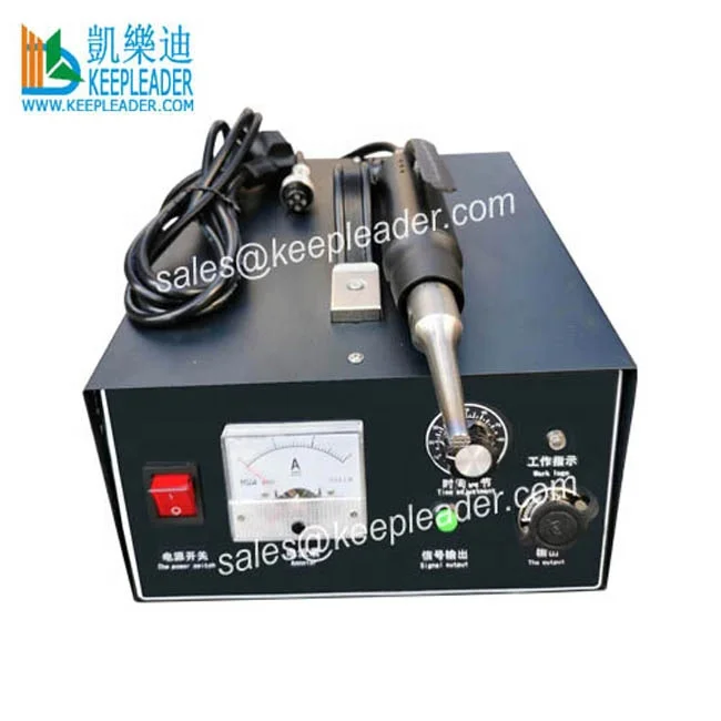 Handheld Ultrasonic Welder for Plastic Spot Welding Probe of PP_PE_Nylon Belt Ultrasound Point Bonding_Soldering_Sealing Machine