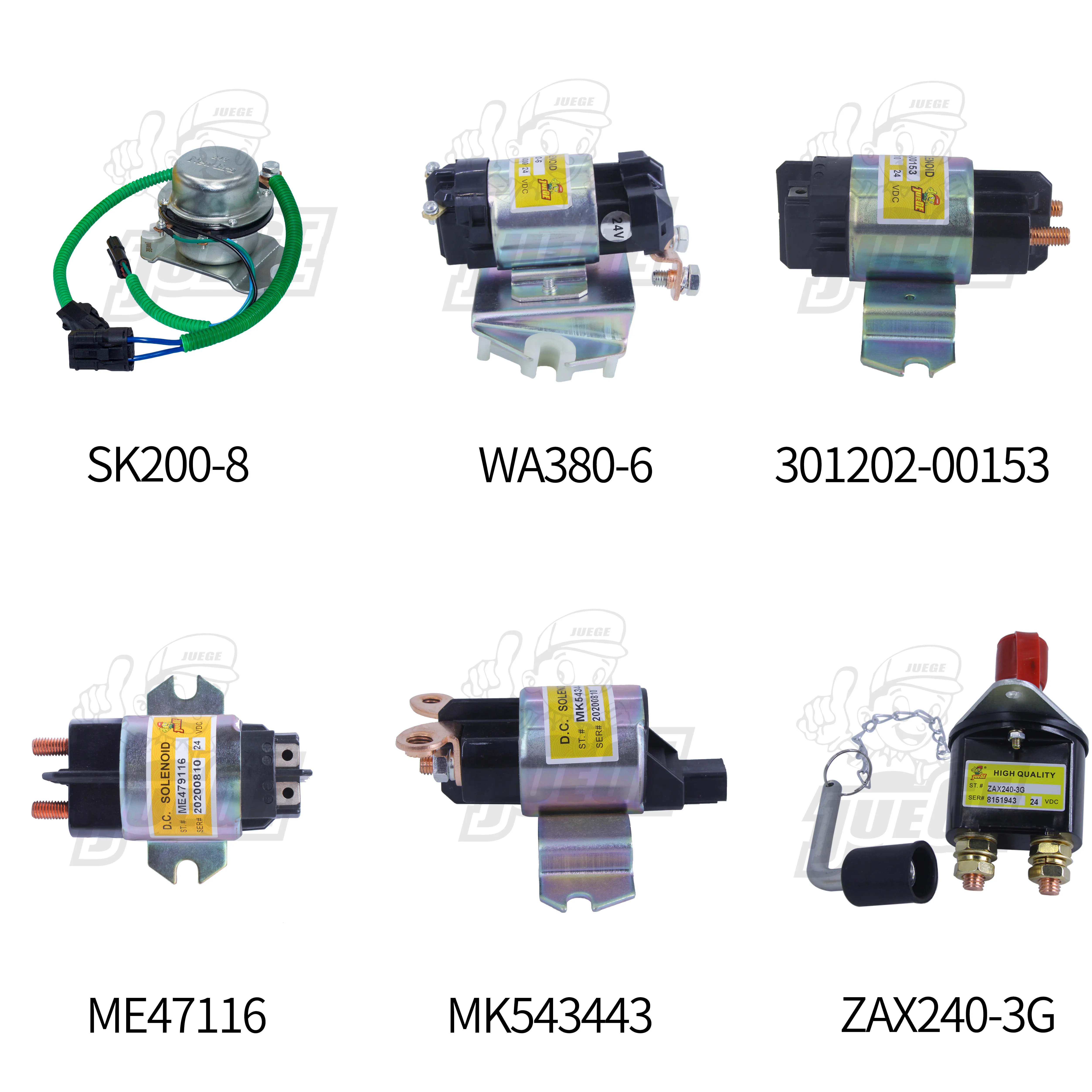 8-94379543-1 12V 24V экскаватор реле батареи переключатель 8943795431 положительный полюс стартера JUEGE