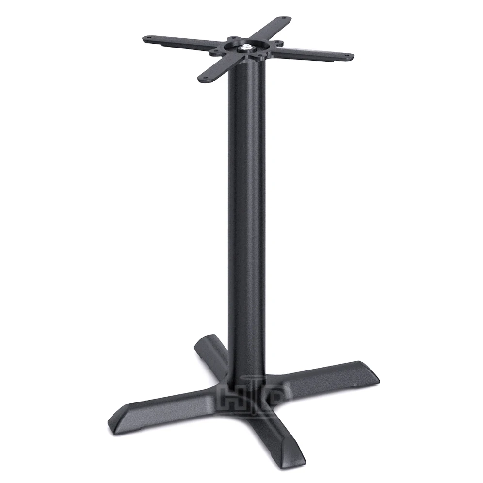 Popular selling black industrial crank letter table base