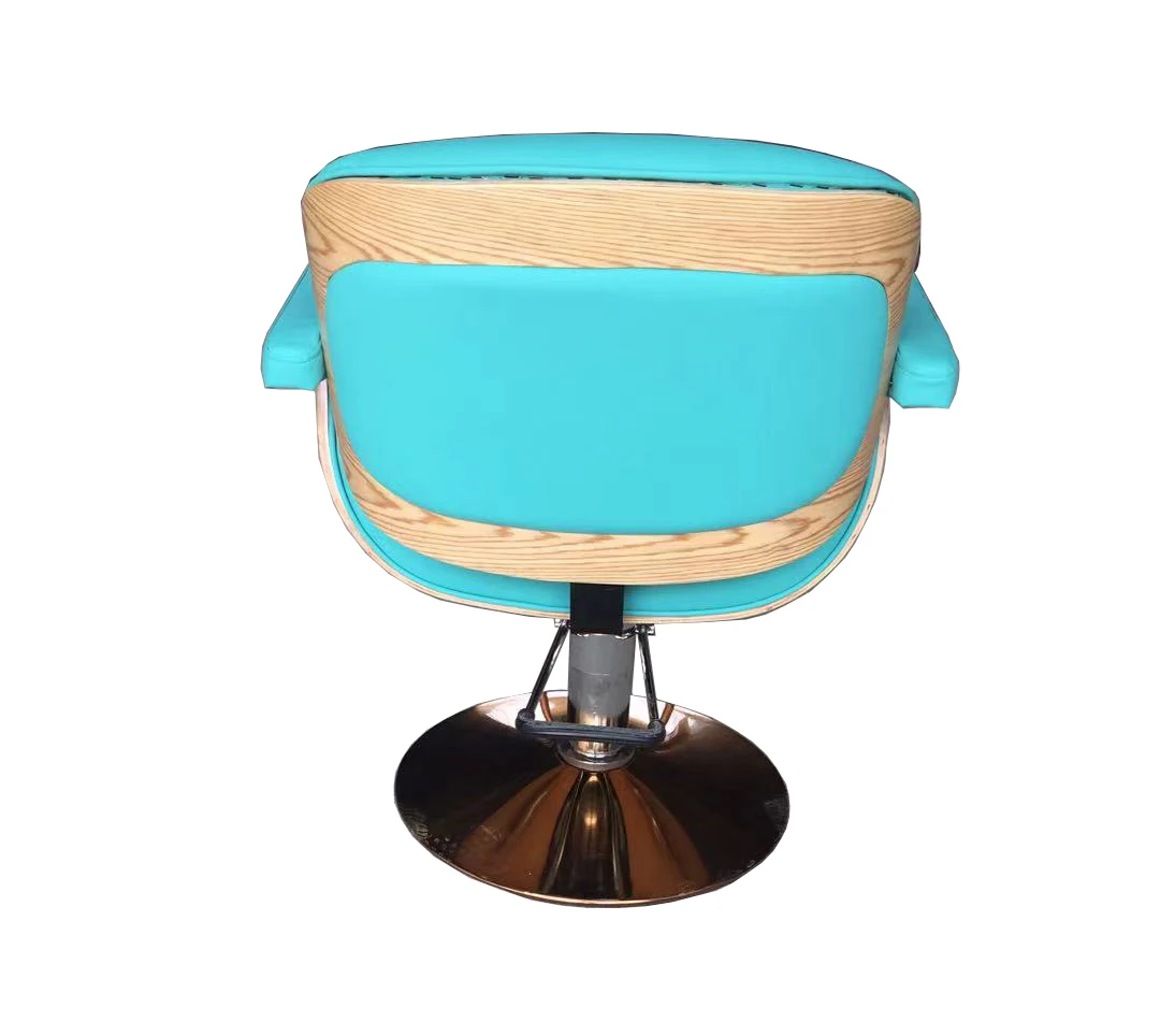 Azure Beauty Salon Barber Chair With Hydraulic Pump Adjustable Salon Modeling Chair Factory Direct Sale Wholesale Salon Chair