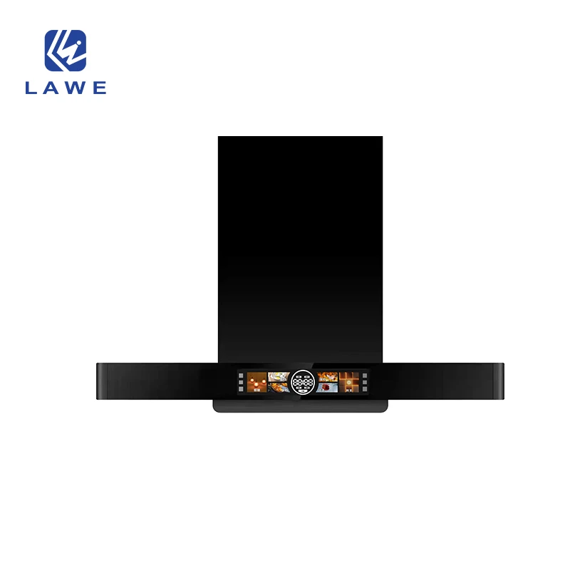 OEM service European Style Stylish appearance Sense Control  auto clean Range Hoods T Shape Cooker Hood