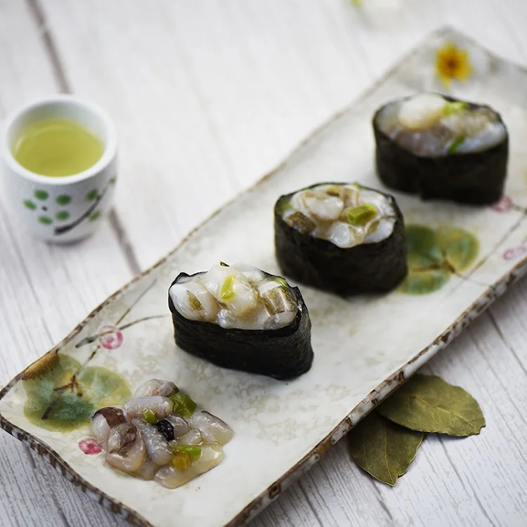 Gaishi OEM/ODM Hot Sold Frozen Seasoned Baby WASABI Tako Octopus Mustard TAKO