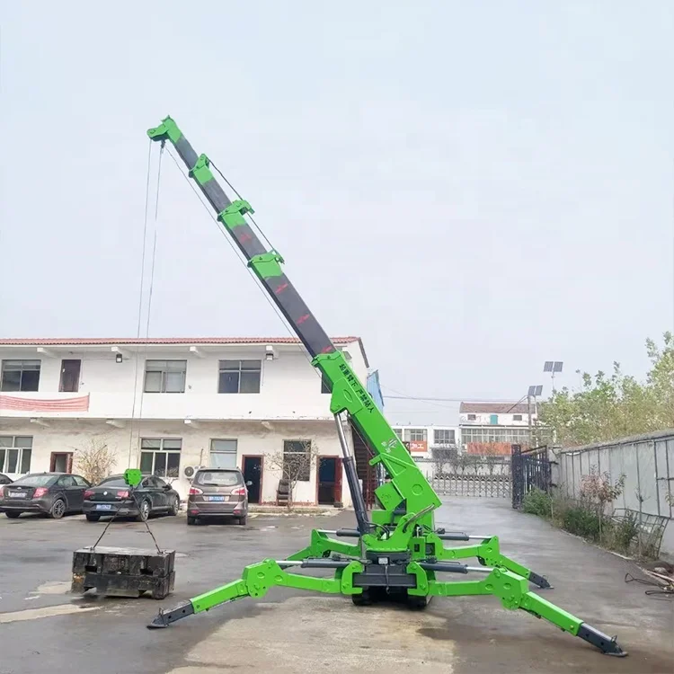 Buy Building Spider Crane 10ton  Elevator Hoist Glass Curtain Wall Lift Telescopic Spider Crane Mini