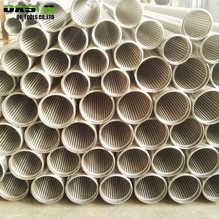 stainless steel wire wrapped water well casing and screens/thread coupling/welded ring/ bare end