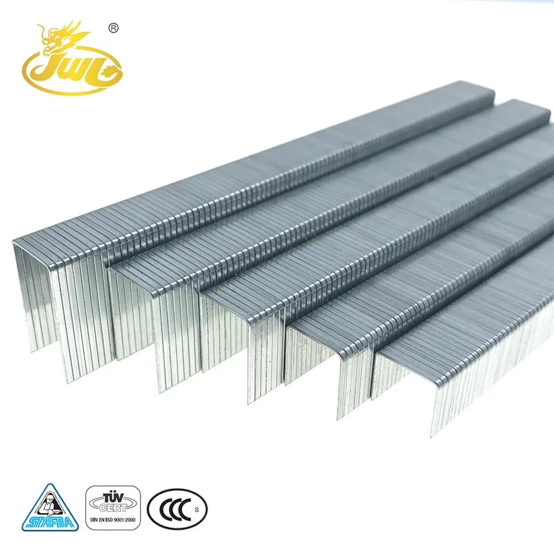 High Demand Products 4-22 Mm Leg Length Galvanized Steel Wire U-Type Nails 10J Series Nails
