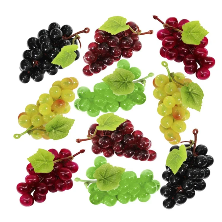 Simulation fruit Simulation grape bunch PVC with frost Grape Raisin Fake Fruit