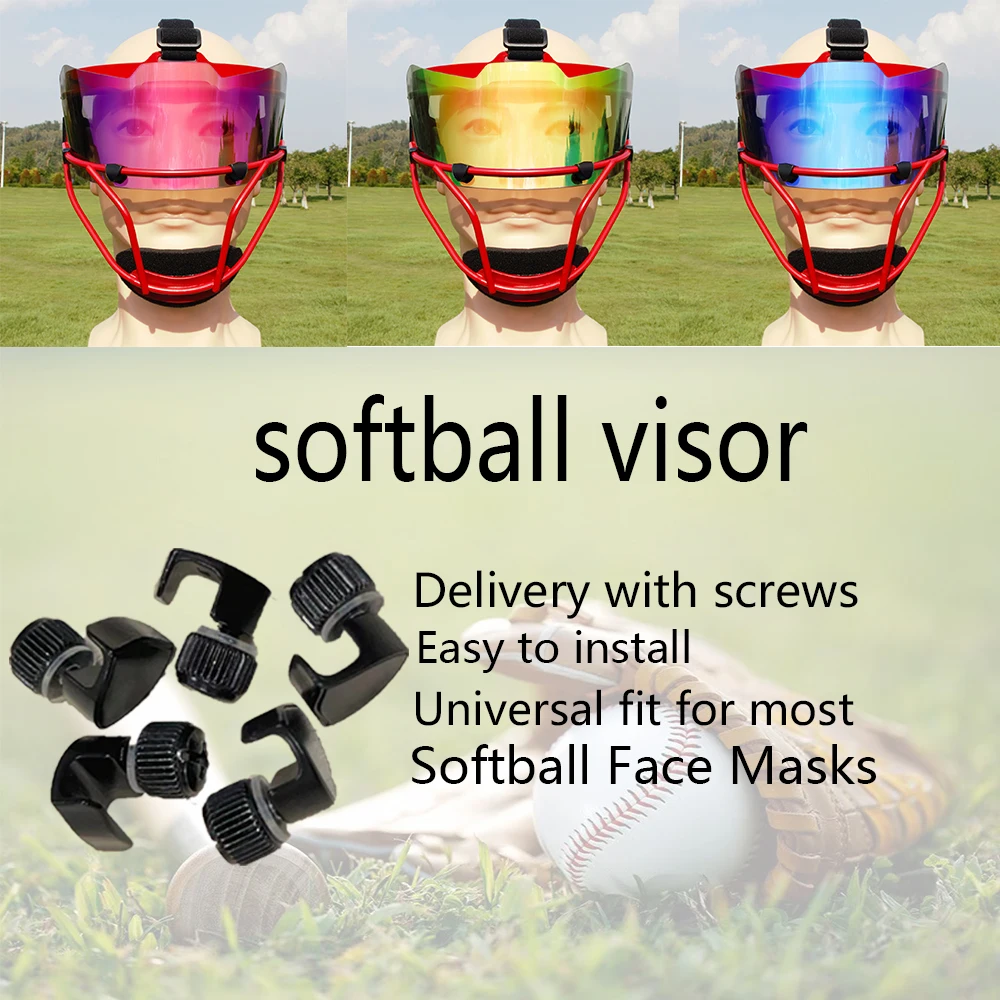 2023 New Design Defense Softball Mask Softball Strike Helmet Liner Game Training Head Protection