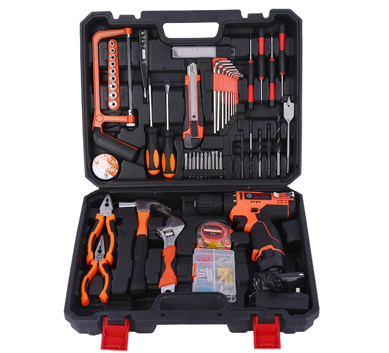 Hardware tool set, combination wrench set, electric tool gift