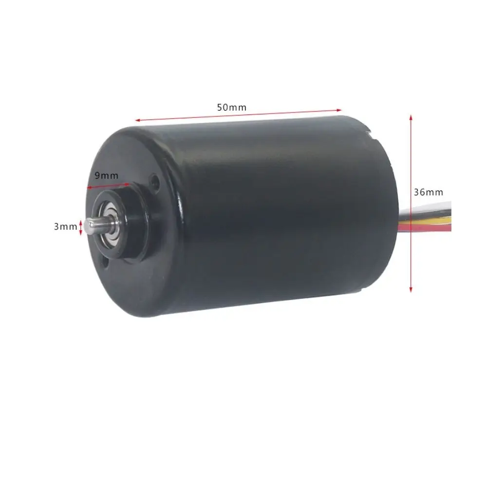 ASLONG BLDC 3650 12v 24V CW/CCW PWM Adjustable Speed Micro Brushless High Speed Long Life DC Motor for Automatic Products
