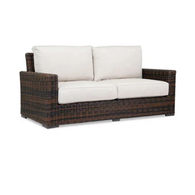 Hotel Terrace Leisure Outdoor Furniture Corner Sofa Set 1 2 3 Seater Pe Rattan Garden Sofa