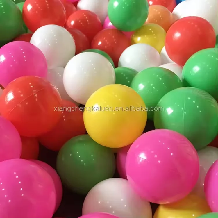 Factory price colorful plastic marine balls ocean balls for children indoor playground naughty castle play in indoor and outdoor