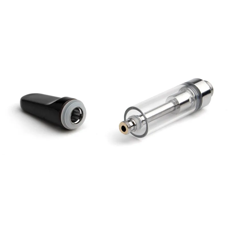 
New CBD 510 atomizer Cartridge Glass Vape Cartridge with Ceramic Coil 0.5ml Atomizer 