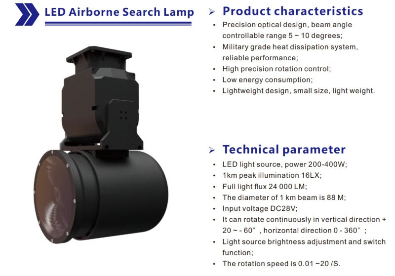 Beacon Projector Lamp Platform Lighthouse Navigation Light Helicopter Searchlight Irradiation Long Distance Spotlight