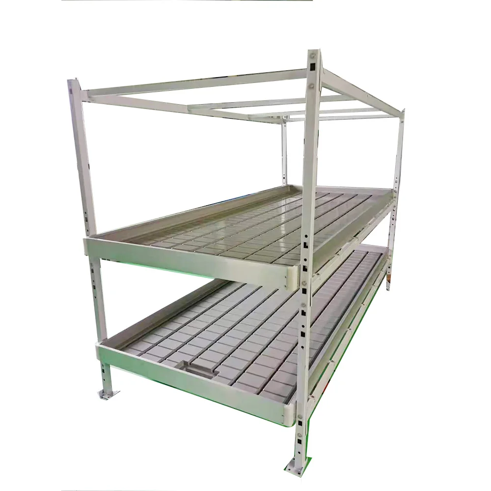 The double-layer tidal seedbed used in greenhouse is used for seedling cultivation